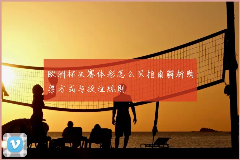欧洲杯决赛体彩怎么买指南解析购票方式与投注规则
